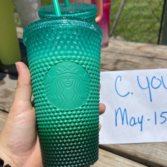 Starbucks green waxberry tumbler set - Picture 2 of 4